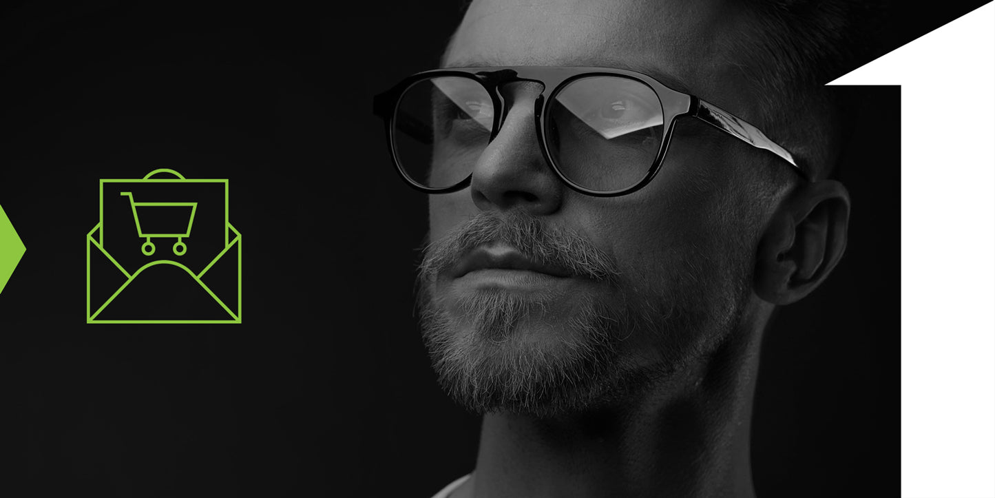 man with glasses looking up | 1HUTCH